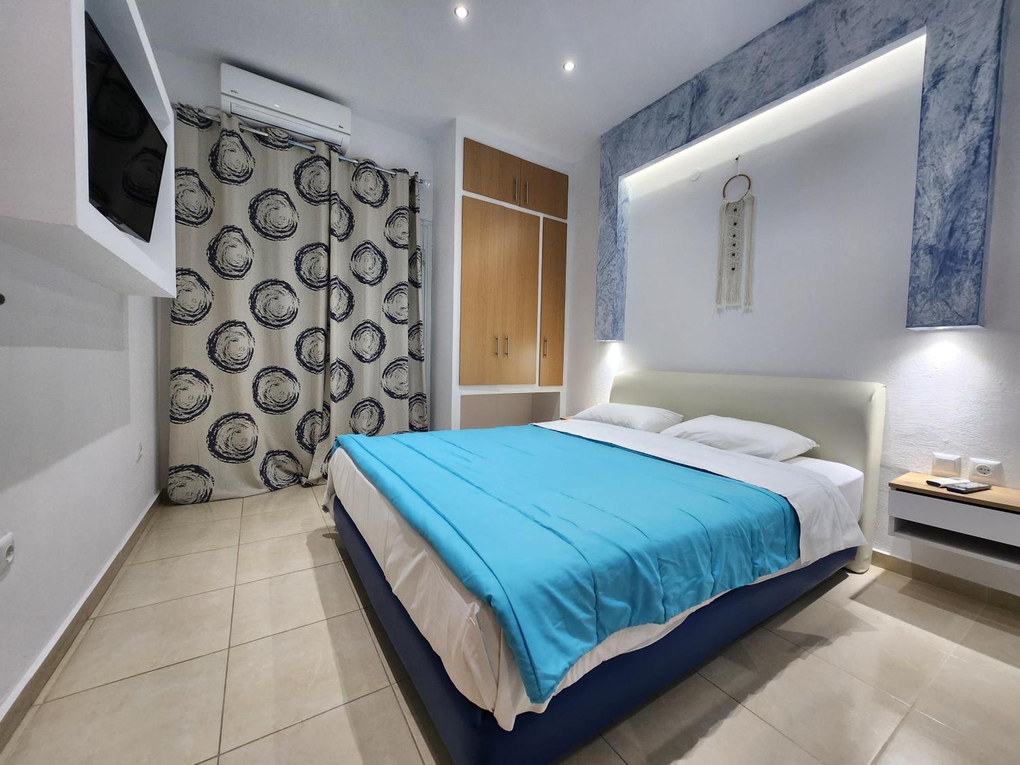 The Blue Beach Apartments Néa Péramos Eksteriør bilde